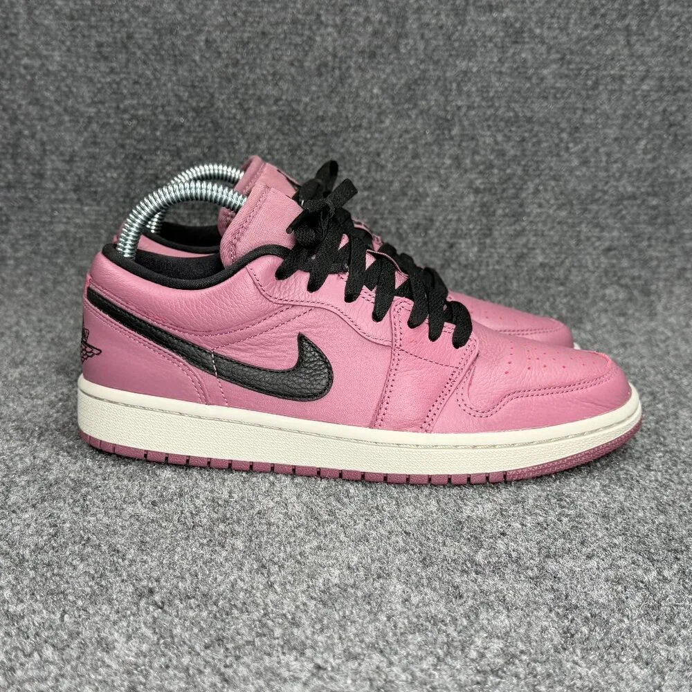 Jordan 1 Low Shoes Women's 8 Mulberry Low Lace Athletic Retro Nike Sneakers
